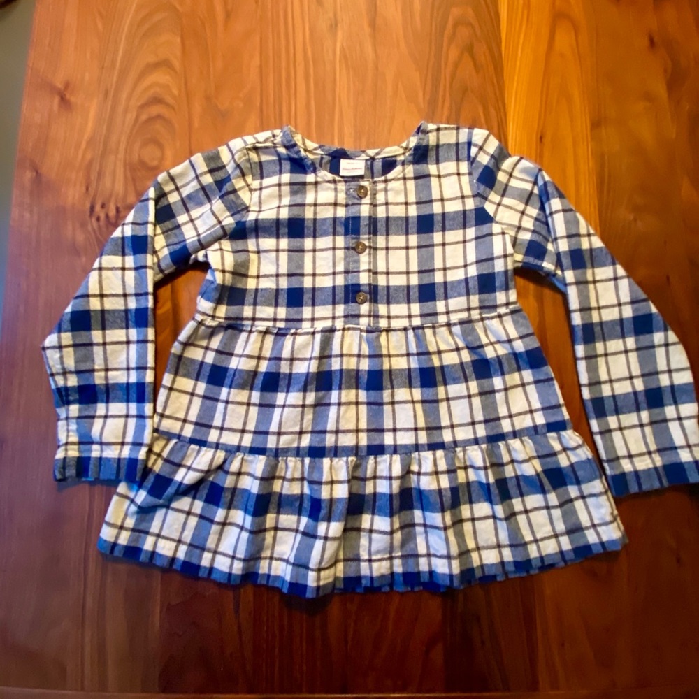 Hanna Andersson Plaid Flannel top